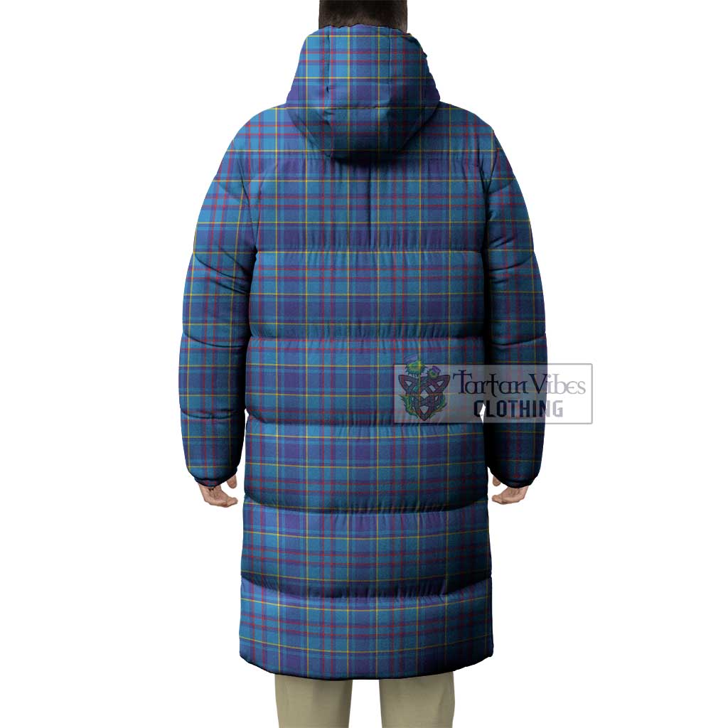 Tartan Vibes Clothing Mercer Tartan Long Down Jacket