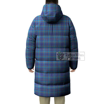 Mercer Tartan Long Down Jacket