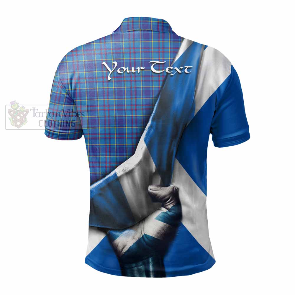 Tartan Vibes Clothing Mercer Tartan Polo Shirt with Family Crest Scotland Patriotic Style