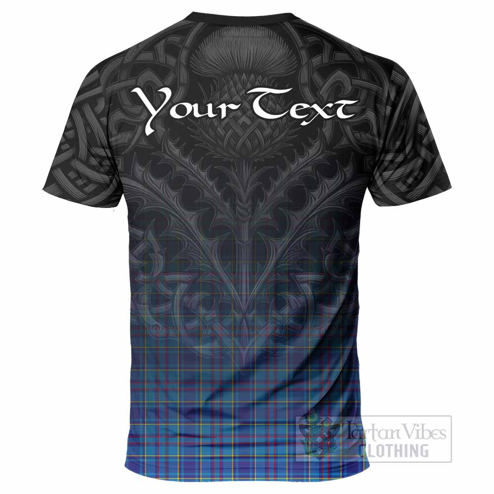 Tartan Vibes Clothing Mercer Tartan T-Shirt with Family Crest Celtic Thistle Vibes