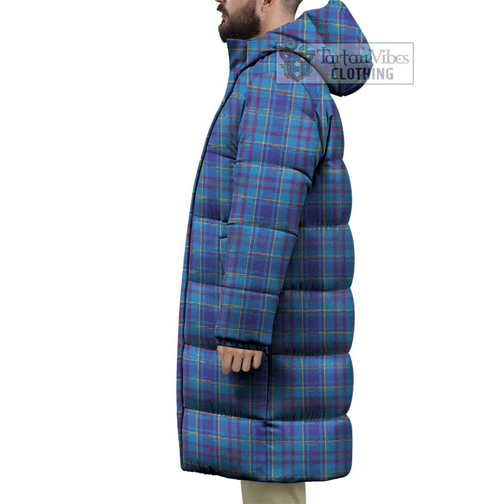 Tartan Vibes Clothing Mercer Tartan Long Down Jacket