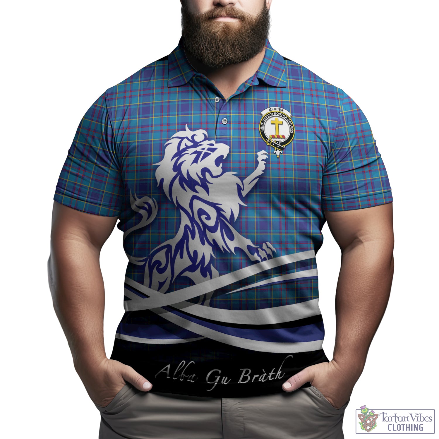 mercer-modern-tartan-polo-shirt-with-alba-gu-brath-regal-lion-emblem