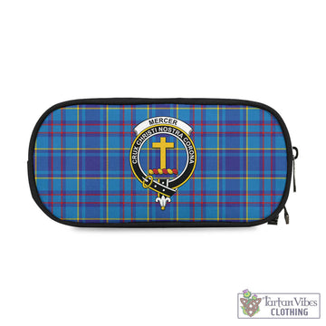 Mercer Tartan Pen and Pencil Case with Family Crest