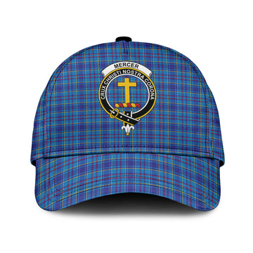 Mercer Tartan Classic Cap with Family Crest