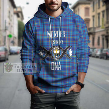 Mercer Tartan Hoodie with Family Crest DNA In Me Style