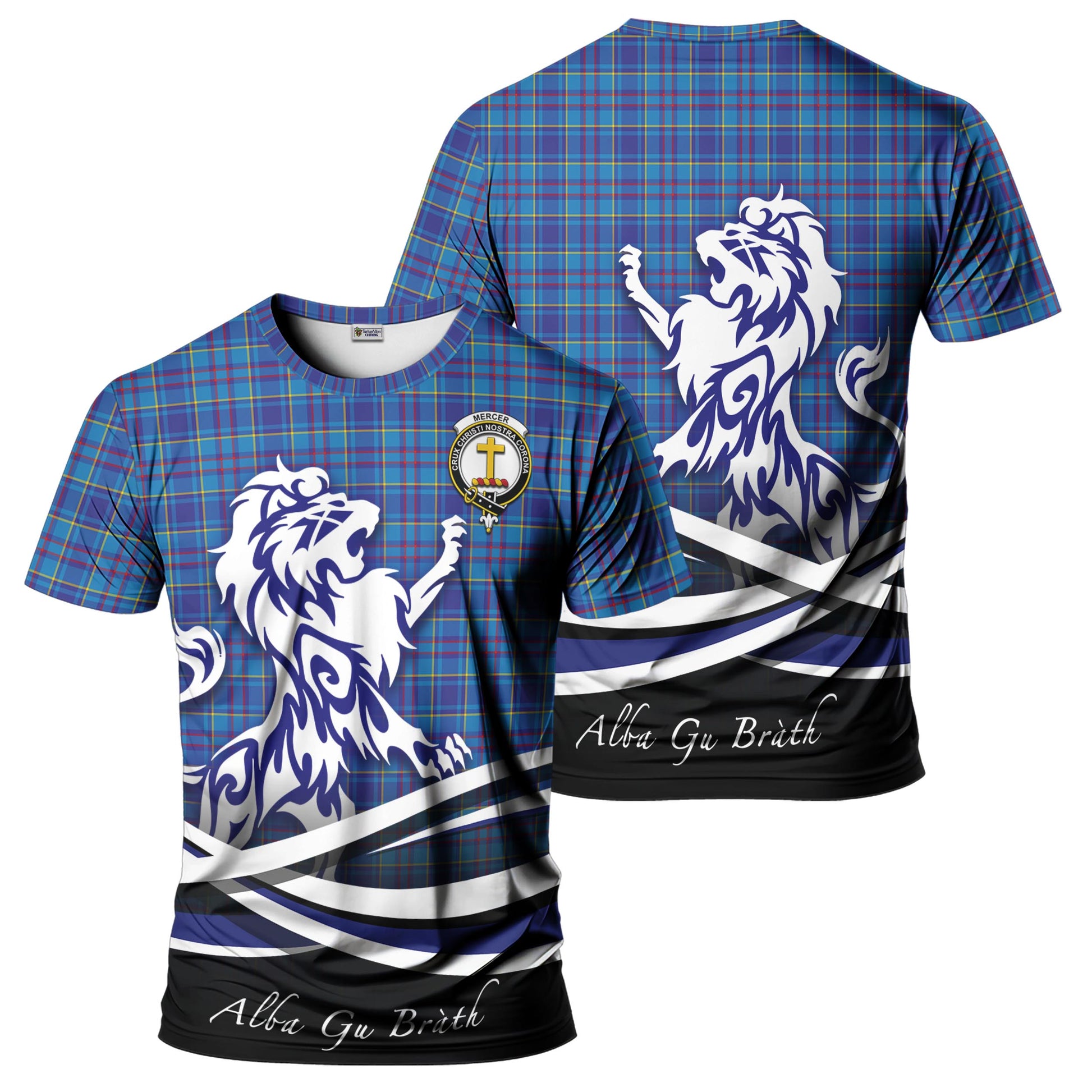 mercer-modern-tartan-t-shirt-with-alba-gu-brath-regal-lion-emblem