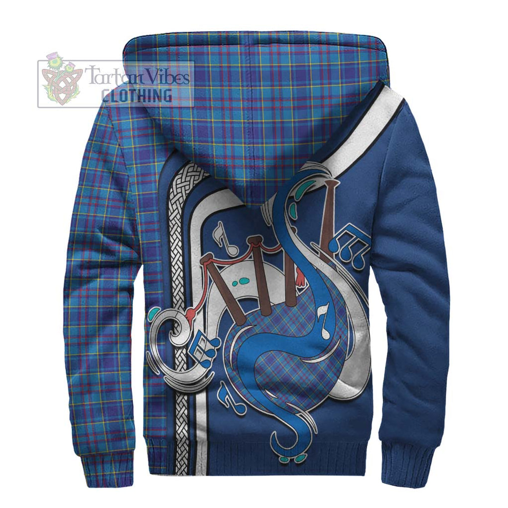 Mercer Tartan Sherpa Hoodie with Epic Bagpipe Style - Tartanvibesclothing Shop