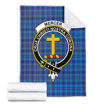 Mercer Tartan Blanket with Family Crest