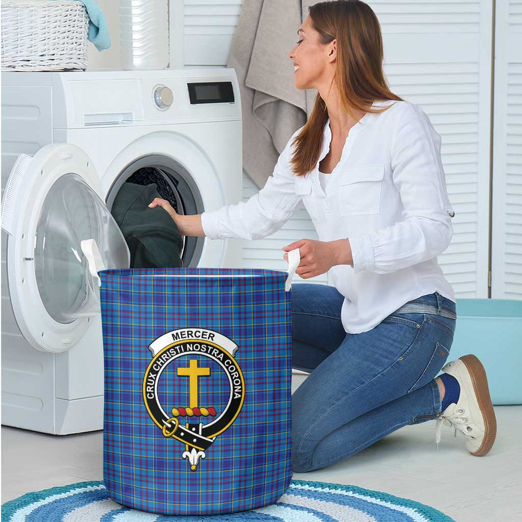 Mercer Tartan Laundry Basket with Family Crest - Tartanvibesclothing Shop