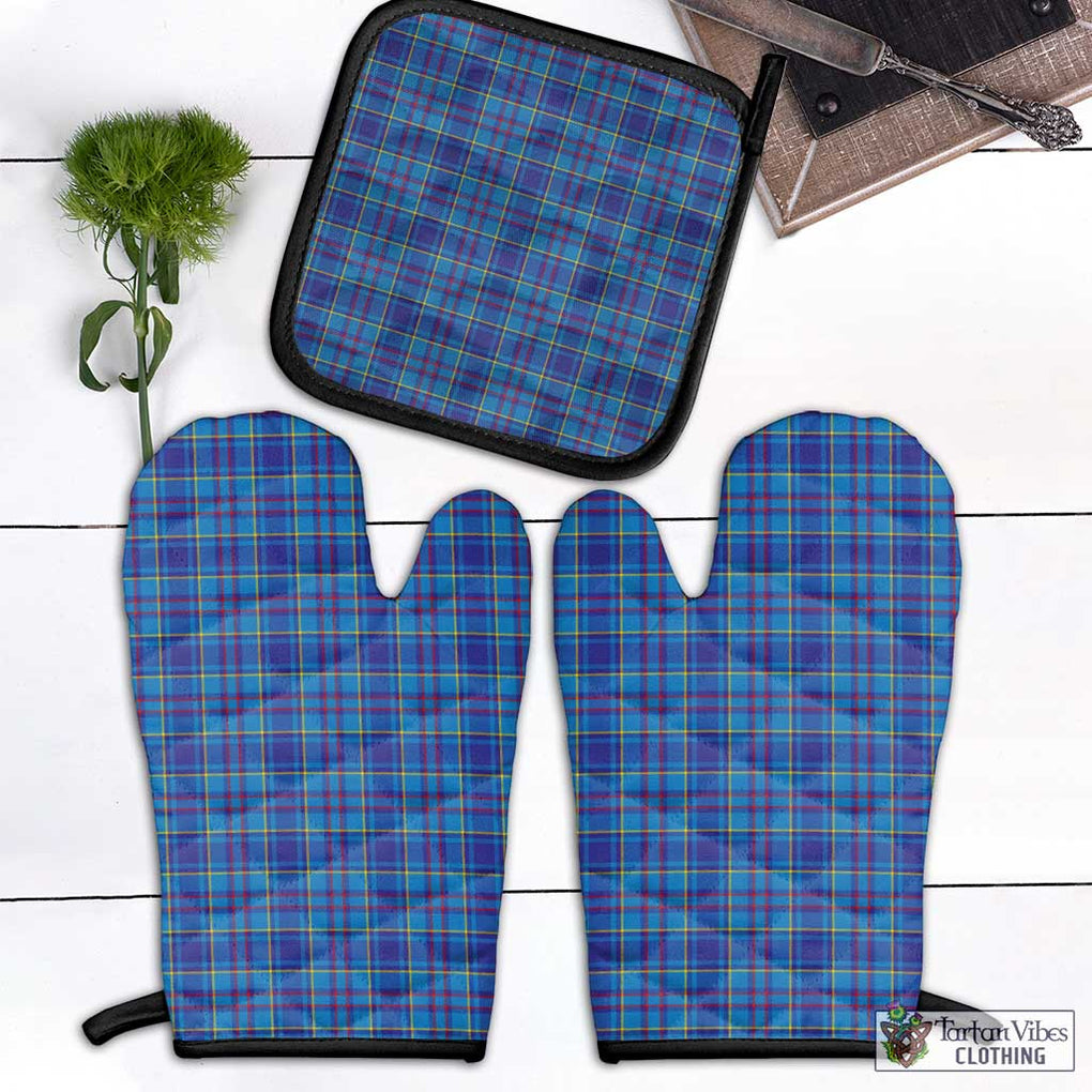 Mercer Tartan Combo Oven Mitt & Pot-Holder Black - Tartan Vibes Clothing