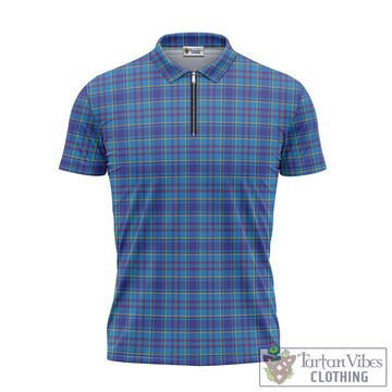 Mercer Tartan Zipper Polo Shirt