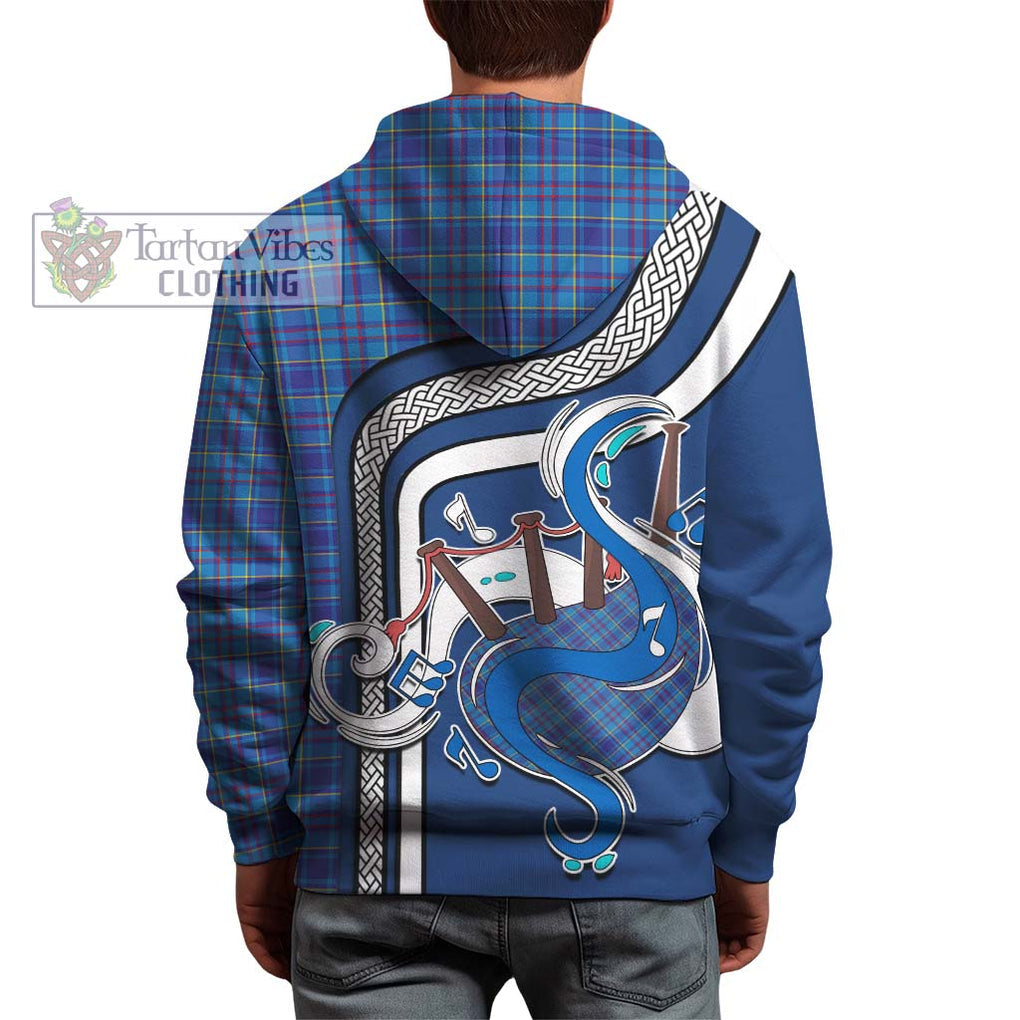 Mercer Tartan Hoodie with Epic Bagpipe Style - Tartanvibesclothing Shop