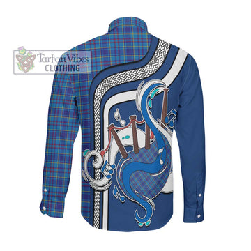 Mercer Tartan Long Sleeve Button Shirt with Epic Bagpipe Style