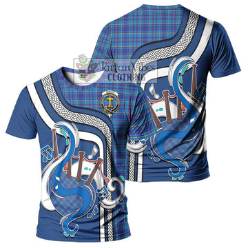 Mercer Tartan T-Shirt with Epic Bagpipe Style