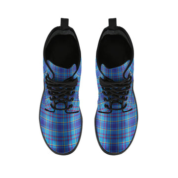 Mercer Tartan Leather Boots