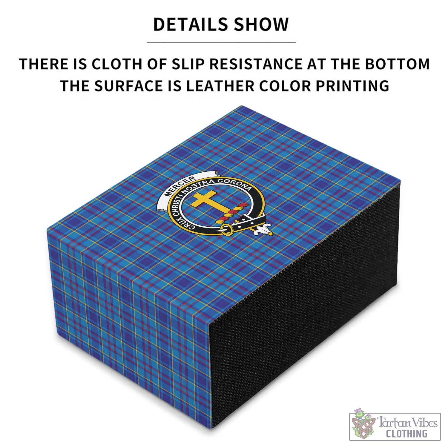 Tartan Vibes Clothing Mercer Modern Tartan Pen Holder with Family Crest