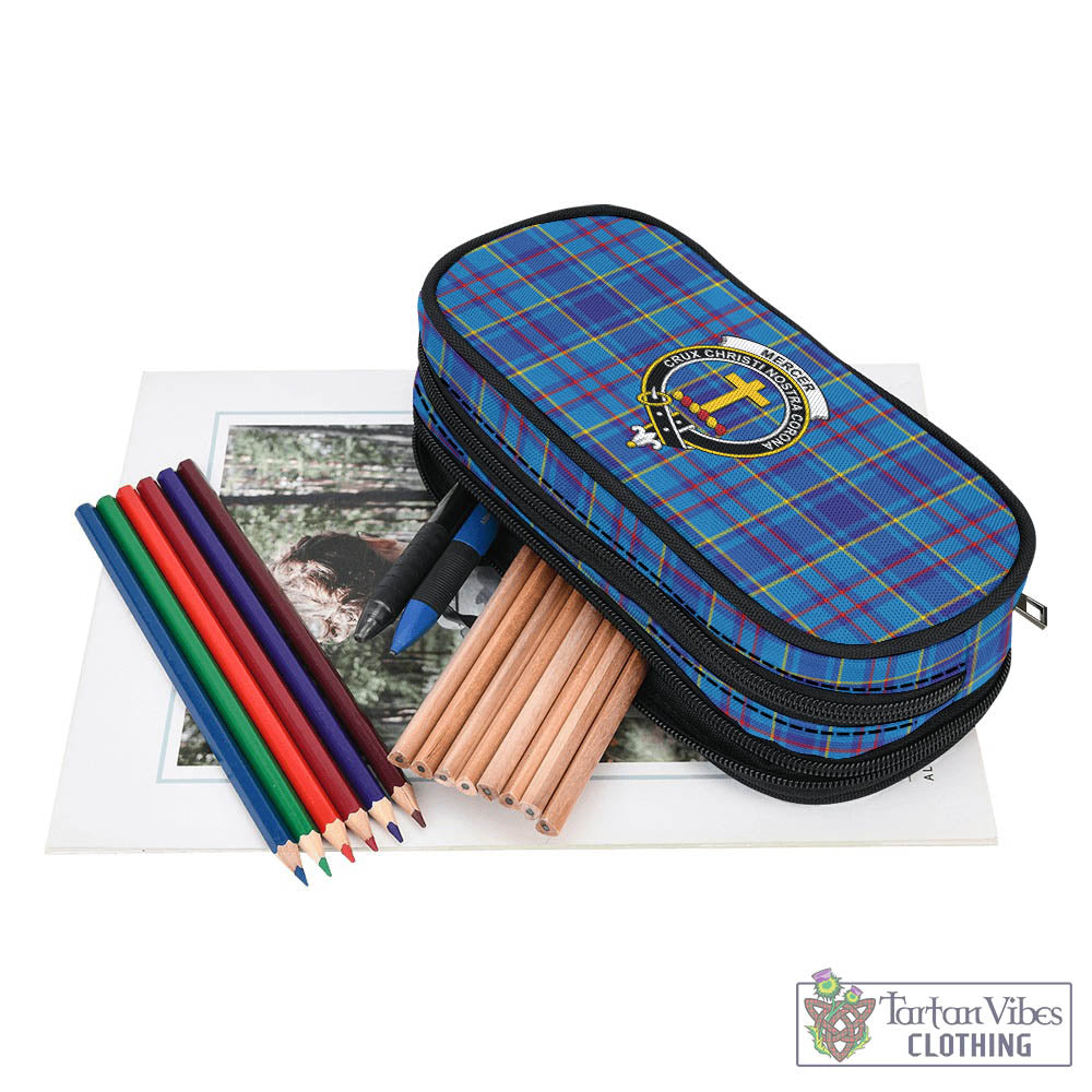 Tartan Vibes Clothing Mercer Modern Tartan Pen and Pencil Case with Family Crest