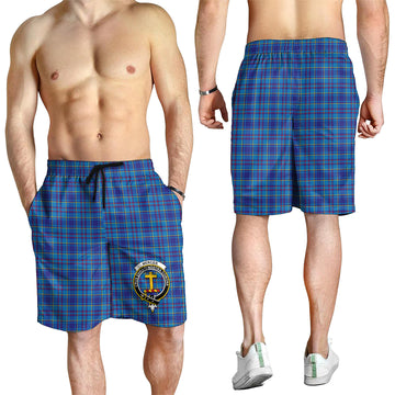 Mercer Tartan Mens Shorts with Family Crest