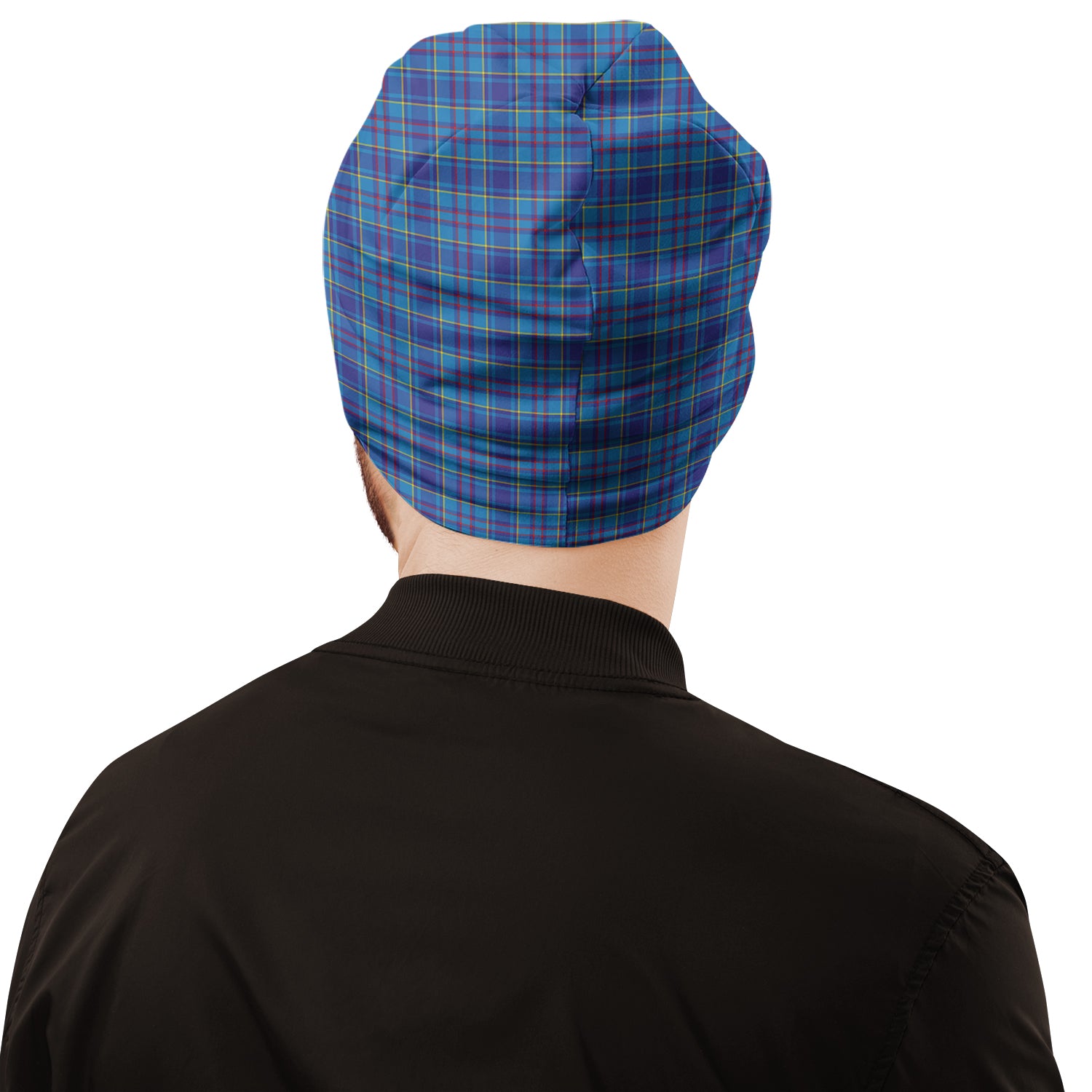 Mercer Tartan Beanies Hat with Family Crest - Tartan Vibes Clothing