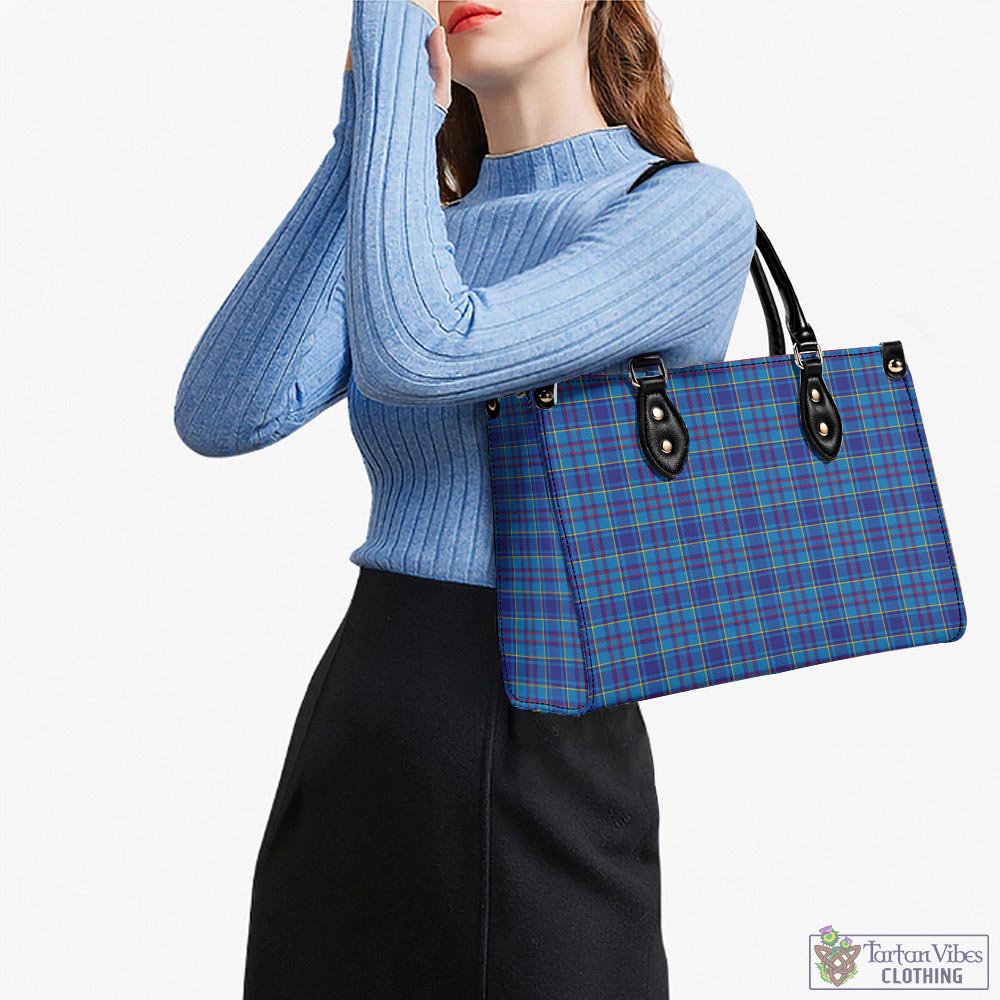 Tartan Vibes Clothing Mercer Modern Tartan Luxury Leather Handbags