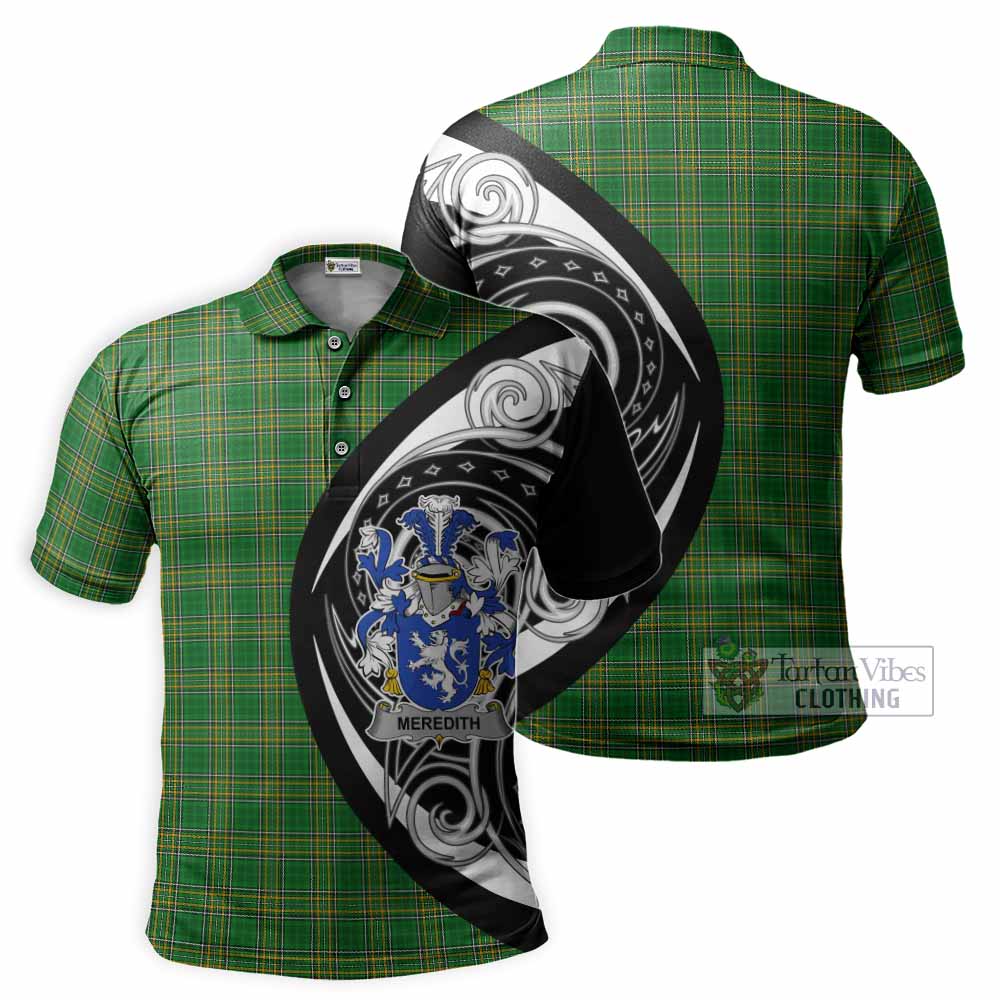 Meredith Irish Clan Polo Shirt Celtic Circle Style - Tartan Vibes Clothing