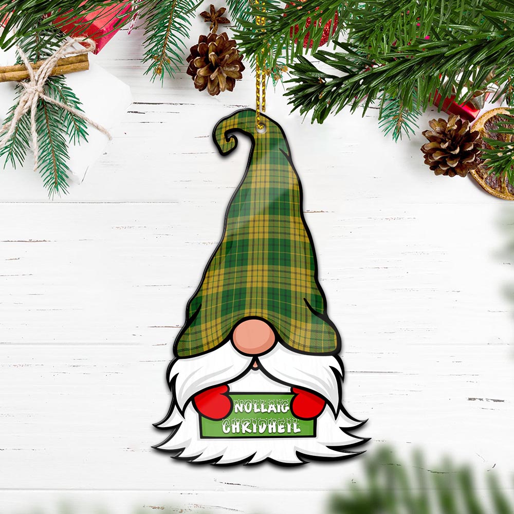 Meredith of Wales Gnome Christmas Ornament with His Tartan Christmas Hat - Tartan Vibes Clothing