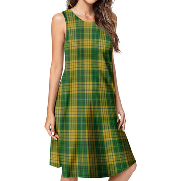 Meredith of Wales Tartan Womens Casual Dresses