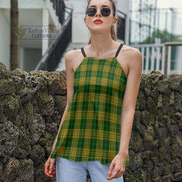 Meredith of Wales Tartan Loose Halter Neck Camisole