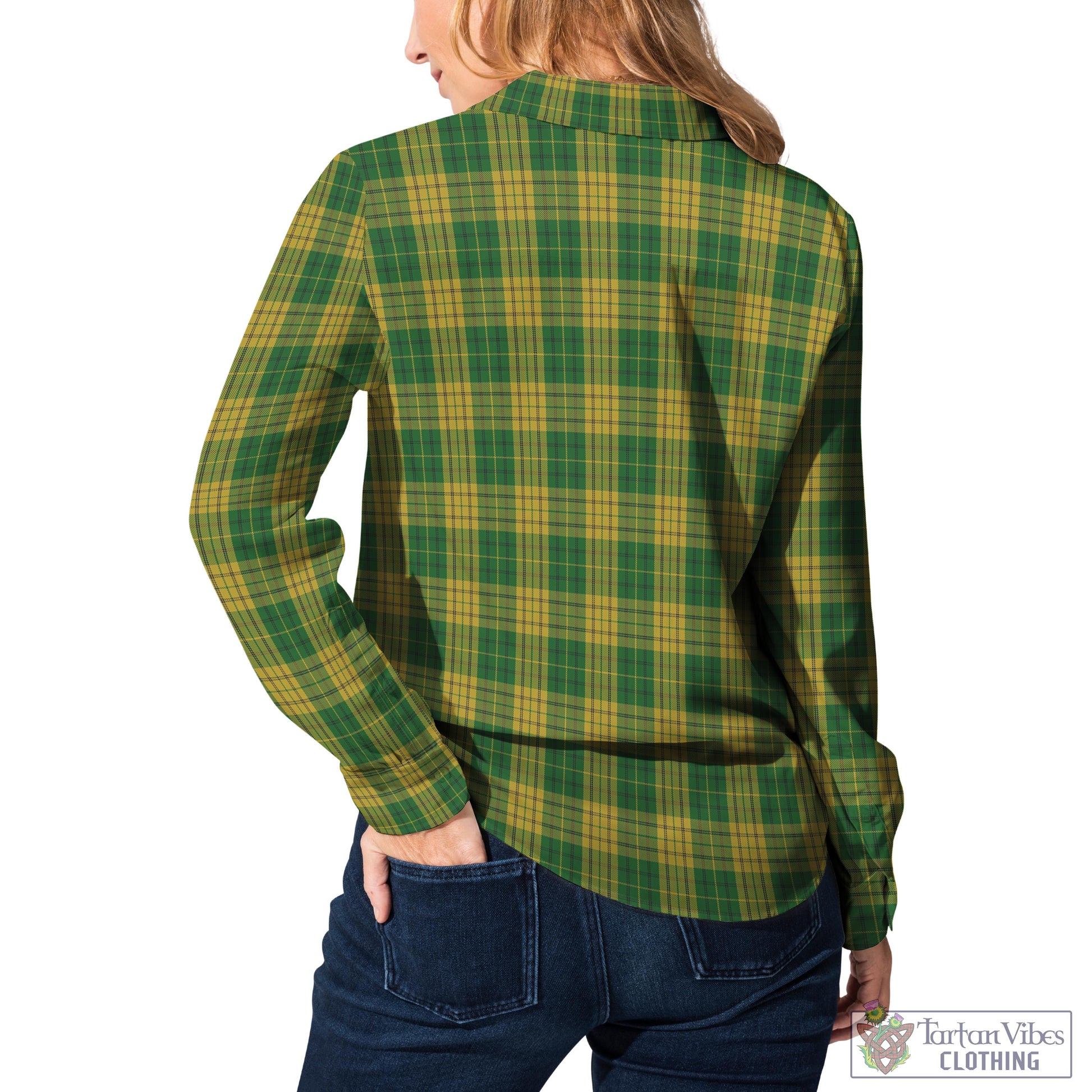 Meredith of Wales Tartan Womens Casual Shirt