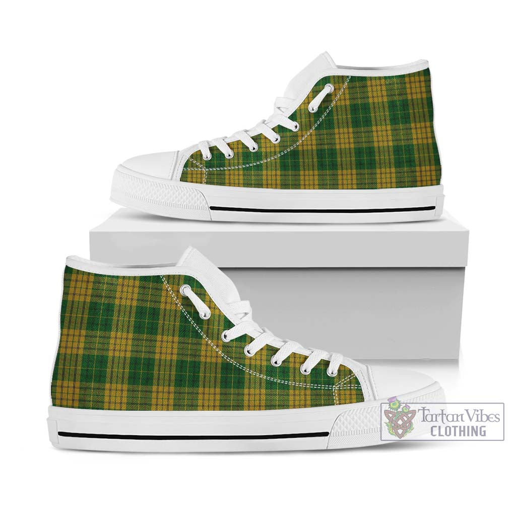 Tartan Vibes Clothing Meredith of Wales Tartan High Top Shoes