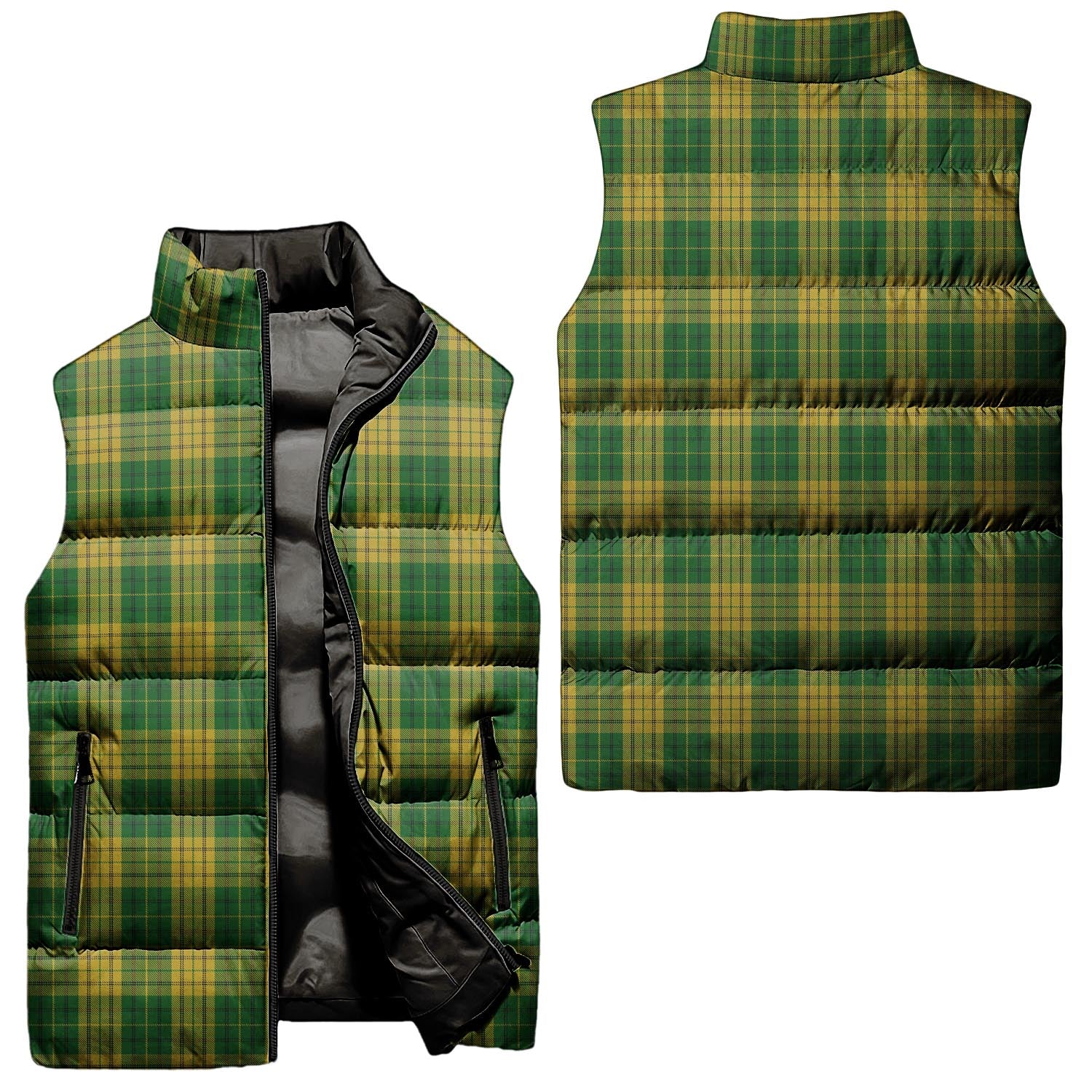 Meredith of Wales Tartan Sleeveless Puffer Jacket Unisex - Tartanvibesclothing