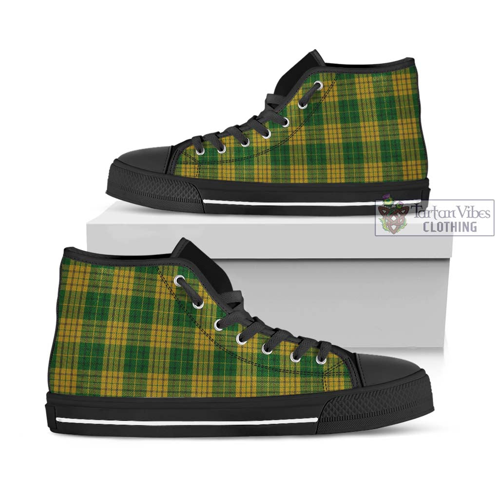 Tartan Vibes Clothing Meredith of Wales Tartan High Top Shoes