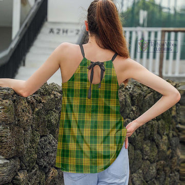 Meredith of Wales Tartan Loose Halter Neck Camisole