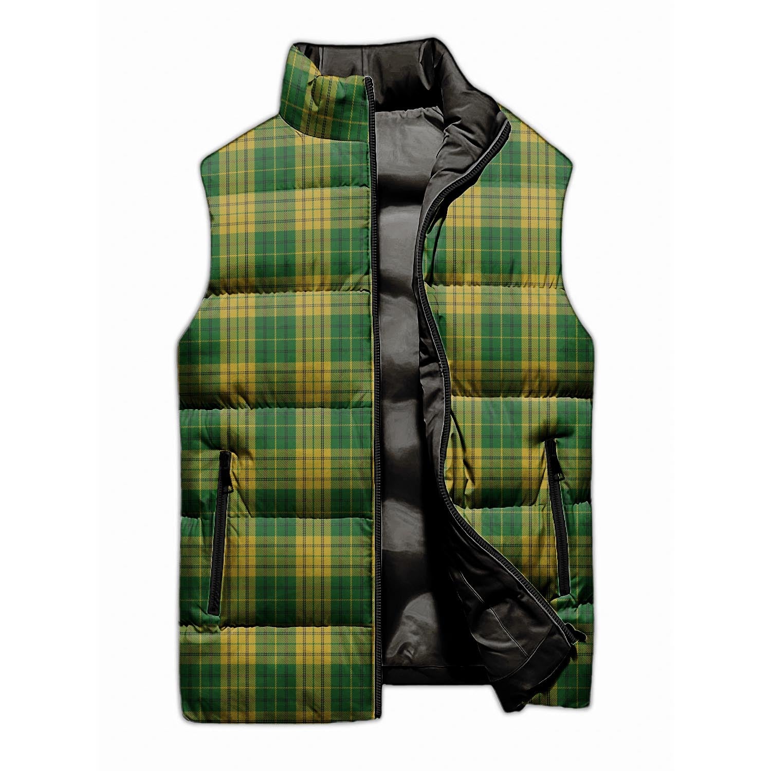 Meredith of Wales Tartan Sleeveless Puffer Jacket - Tartanvibesclothing