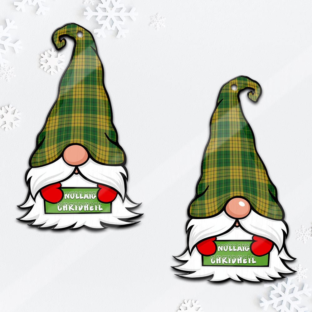 Meredith of Wales Gnome Christmas Ornament with His Tartan Christmas Hat - Tartan Vibes Clothing