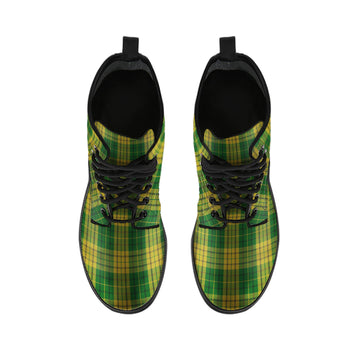 Meredith of Wales Tartan Leather Boots