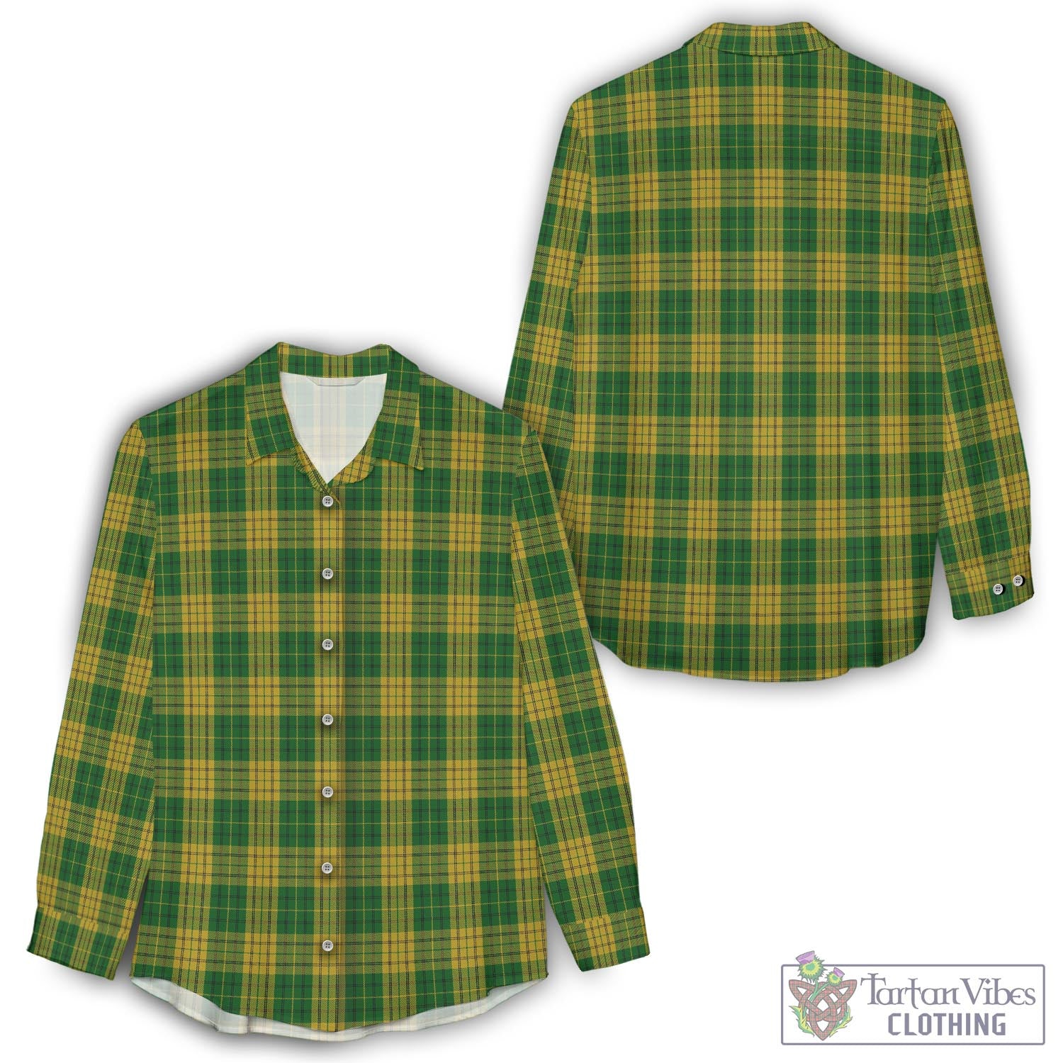 Meredith of Wales Tartan Womens Casual Shirt