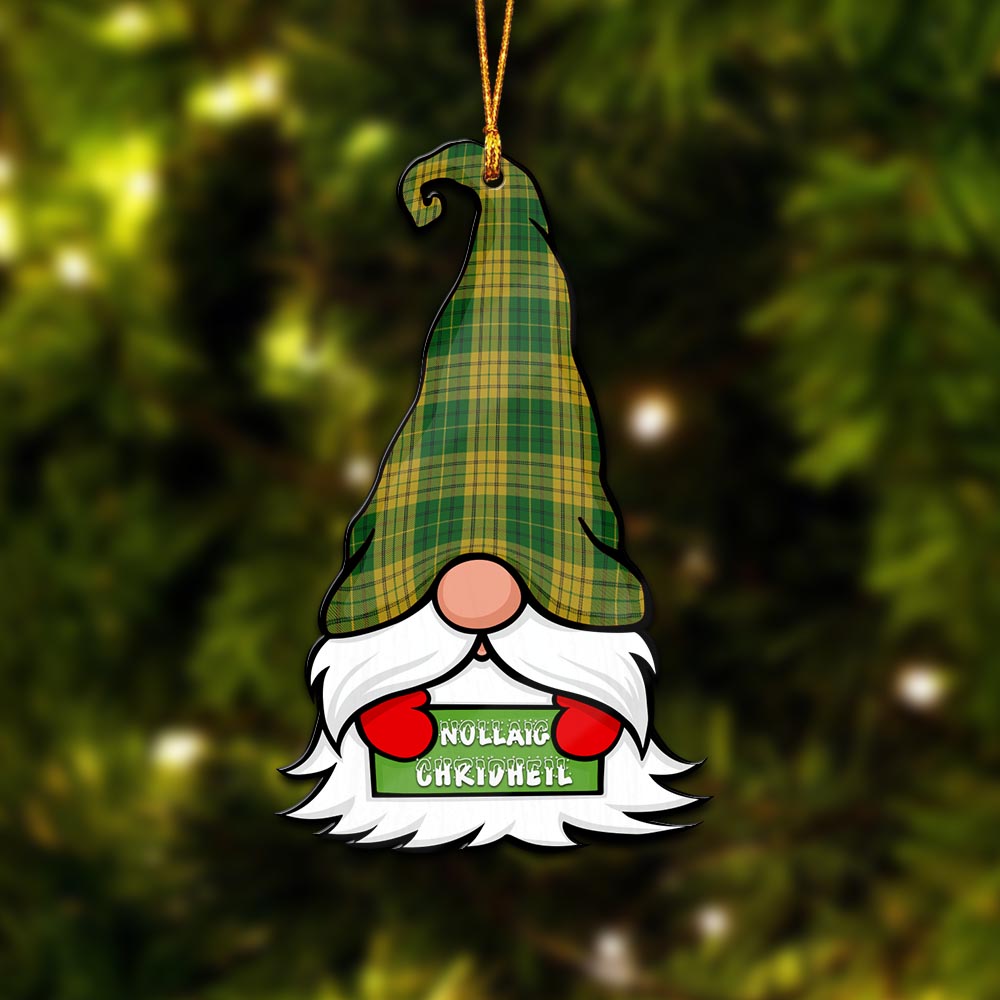 Meredith of Wales Gnome Christmas Ornament with His Tartan Christmas Hat - Tartan Vibes Clothing