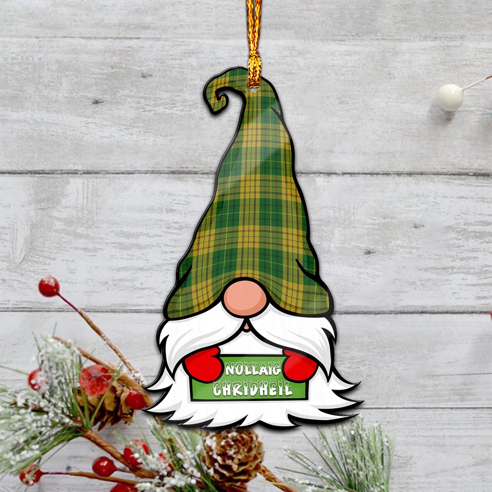 Meredith of Wales Gnome Christmas Ornament with His Tartan Christmas Hat - Tartan Vibes Clothing