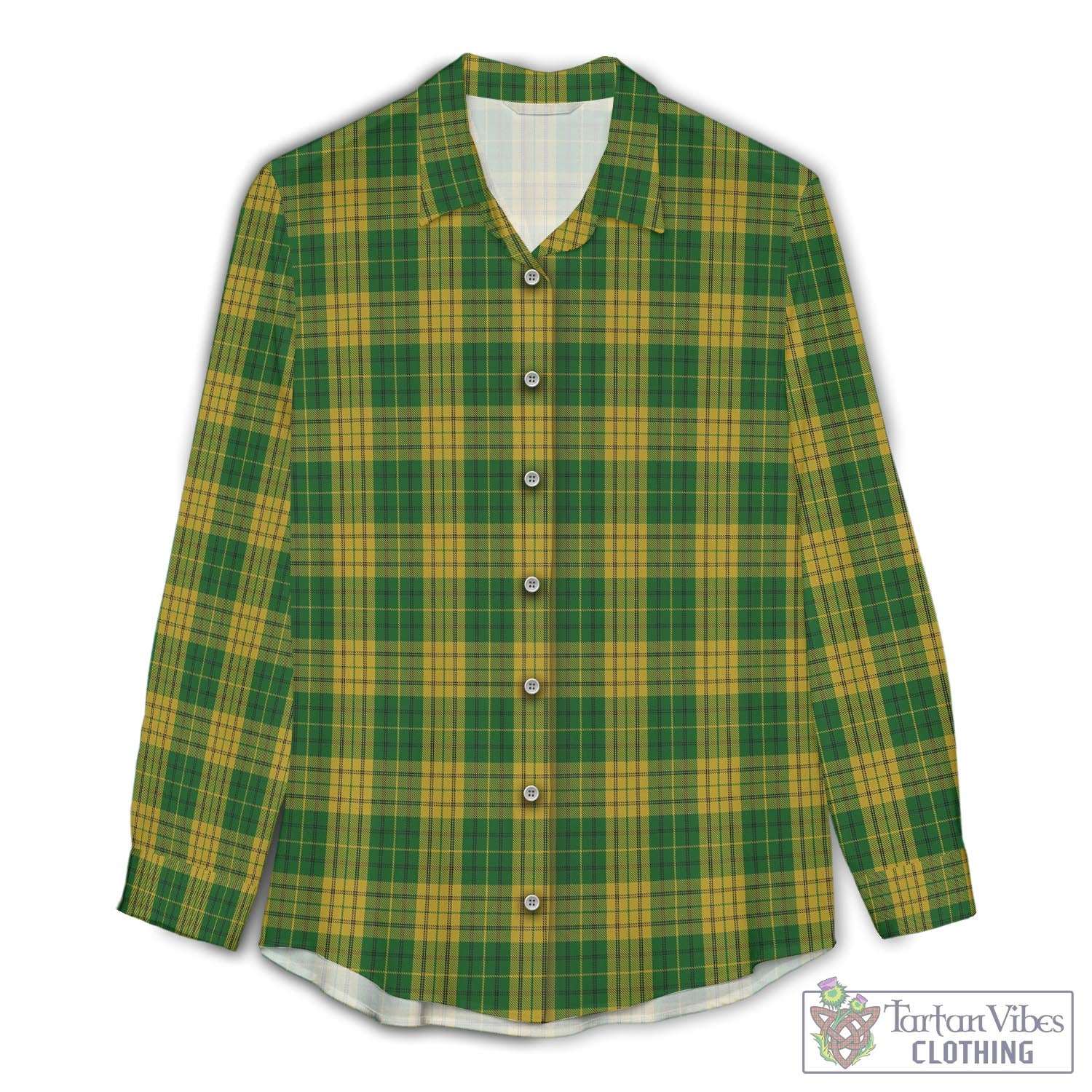 Meredith of Wales Tartan Womens Casual Shirt