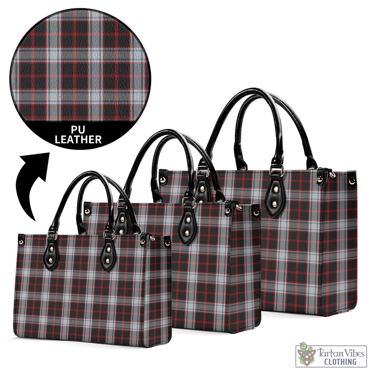 Merrilees Tartan Luxury Leather Handbags - Tartan Vibes Clothing