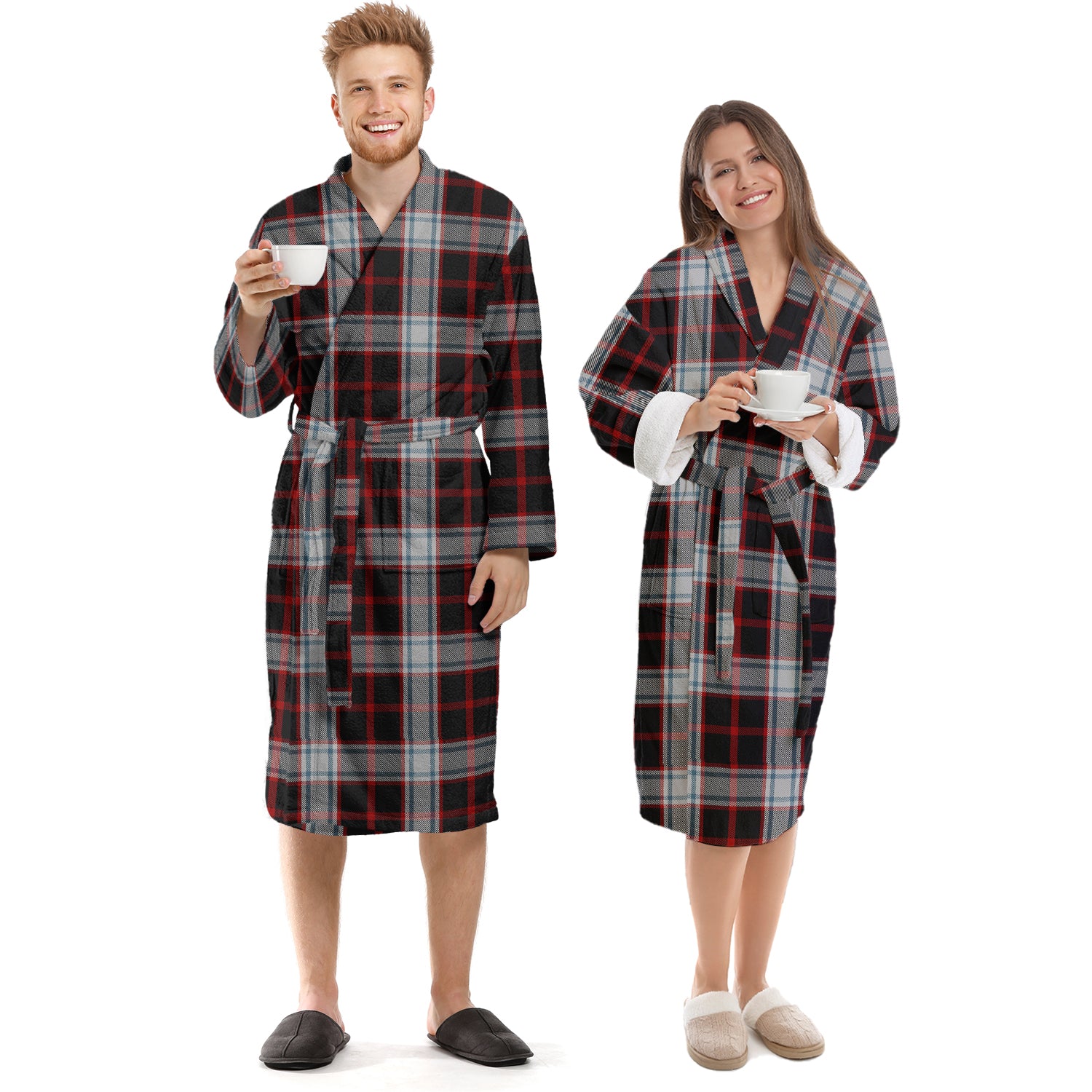 Merrilees Tartan Bathrobe Unisex S - Tartan Vibes Clothing