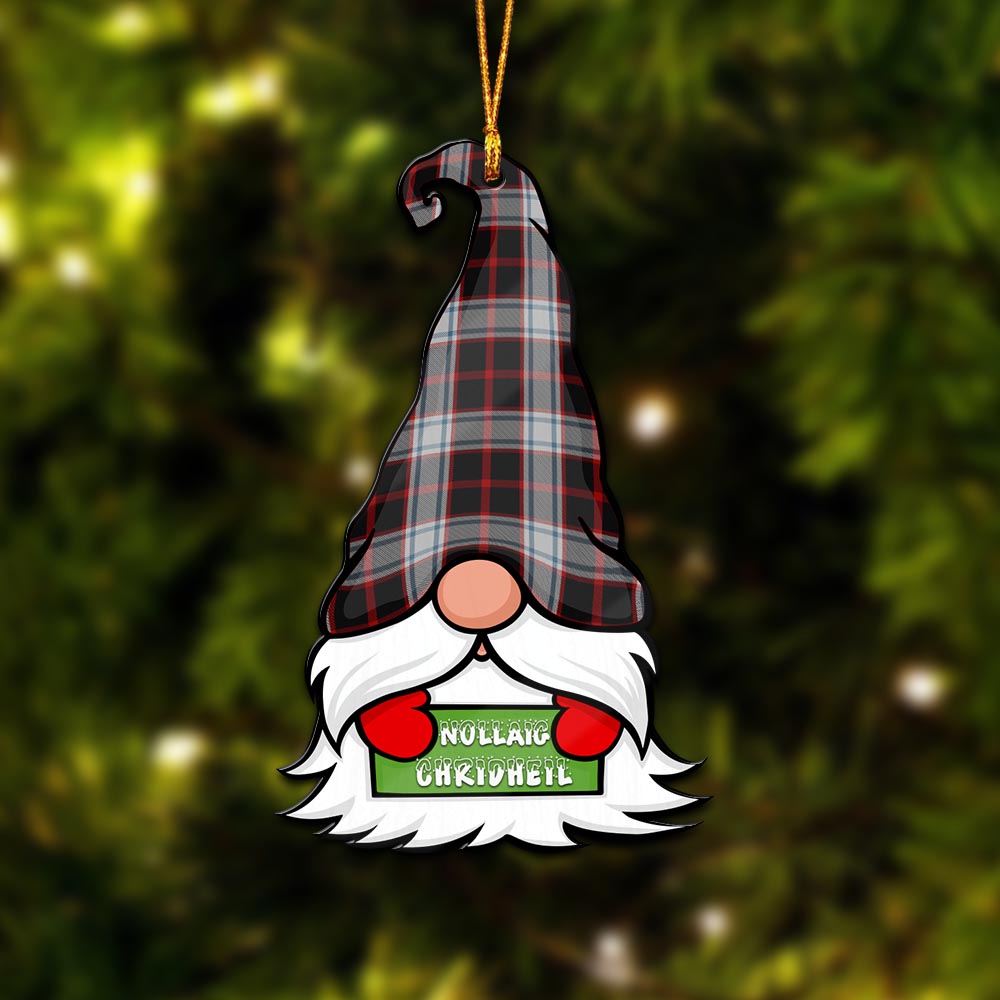 Merrilees Gnome Christmas Ornament with His Tartan Christmas Hat - Tartan Vibes Clothing