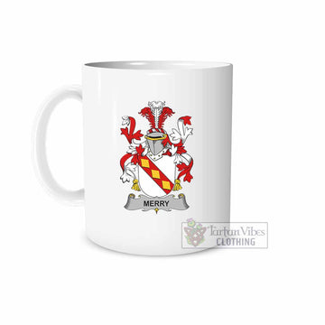 Merry Irish Clan Coat of Arms Ceramic Mug