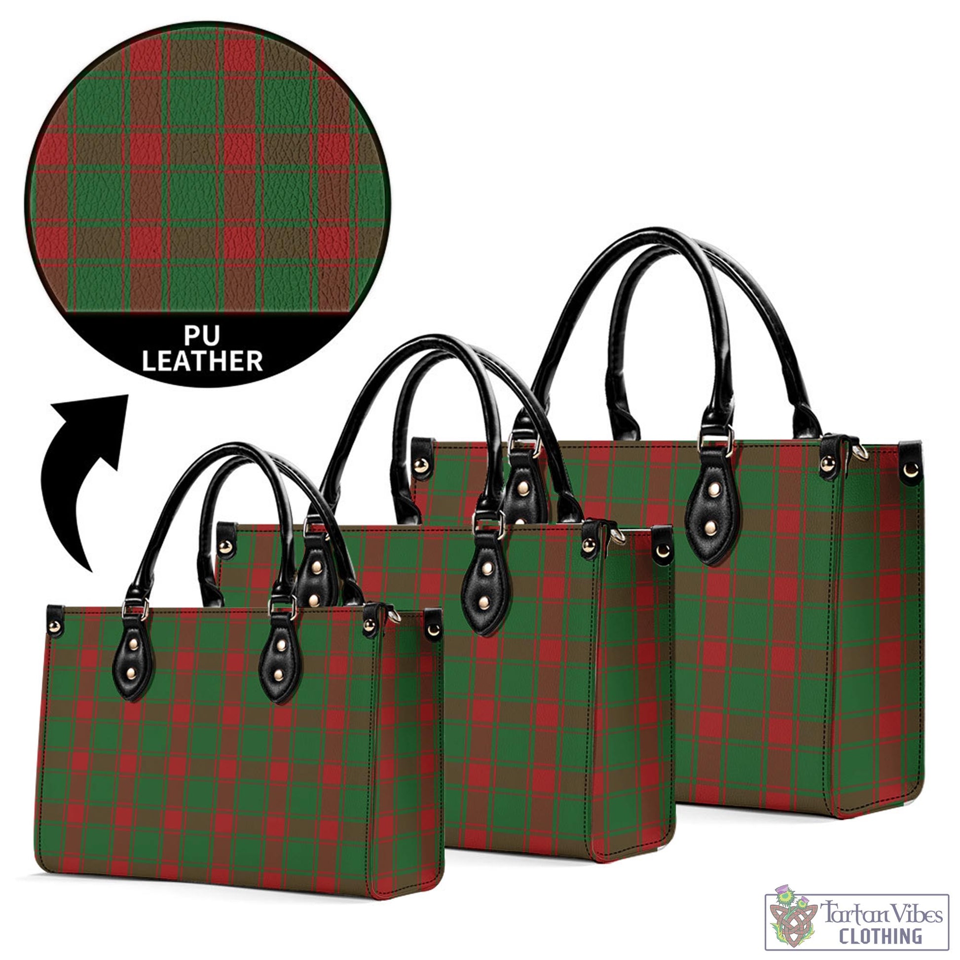 Tartan Vibes Clothing Middleton Tartan Luxury Leather Handbags