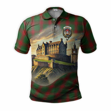 Middleton Tartan Family Crest Polo Shirt with Scottish Ancient Castle Style Kid - Tartan Vibes Clothing