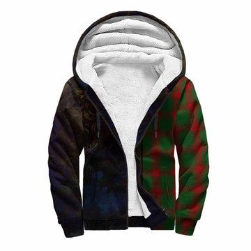 Middleton Tartan Family Crest Sherpa Hoodie Alba Gu Brath Be Brave Lion Ancient Style Unisex S - Tartan Vibes Clothing