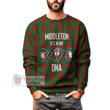 Middleton Tartan Sweatshirt with Family Crest DNA In Me Style