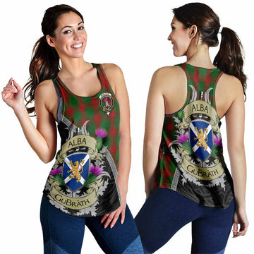 Middleton Tartan Family Crest Women's Racerback Tanks Lion Rampant Royal Thistle Shield Celtic Inspired 4XL - Tartan Vibes Clothing
