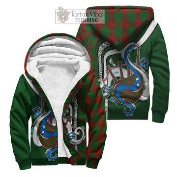 Middleton Tartan Sherpa Hoodie with Epic Bagpipe Style